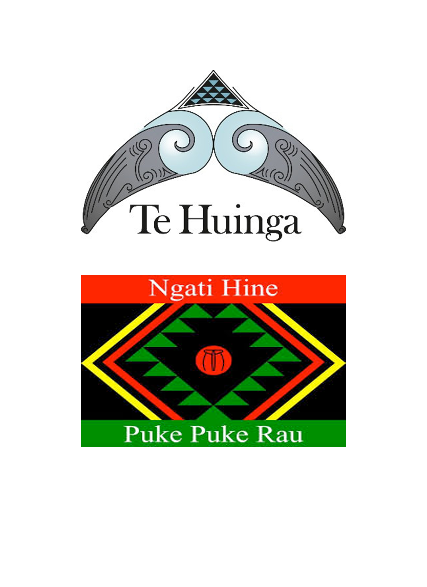 Te Huinga and Ngātihine logos